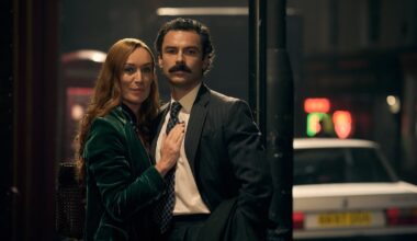 Rivals season two: Irish duo Aidan Turner and Victoria Smurfit seem appropriately embarrassed – The Irish Times
