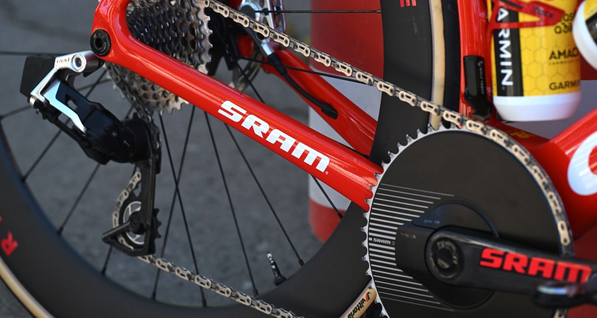 SRAM 1x drivetrain at the Buelta