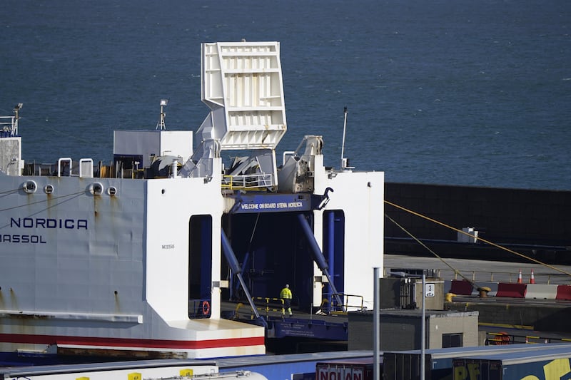 The Stena Nordica at Rosslare Europort, Co Wexford