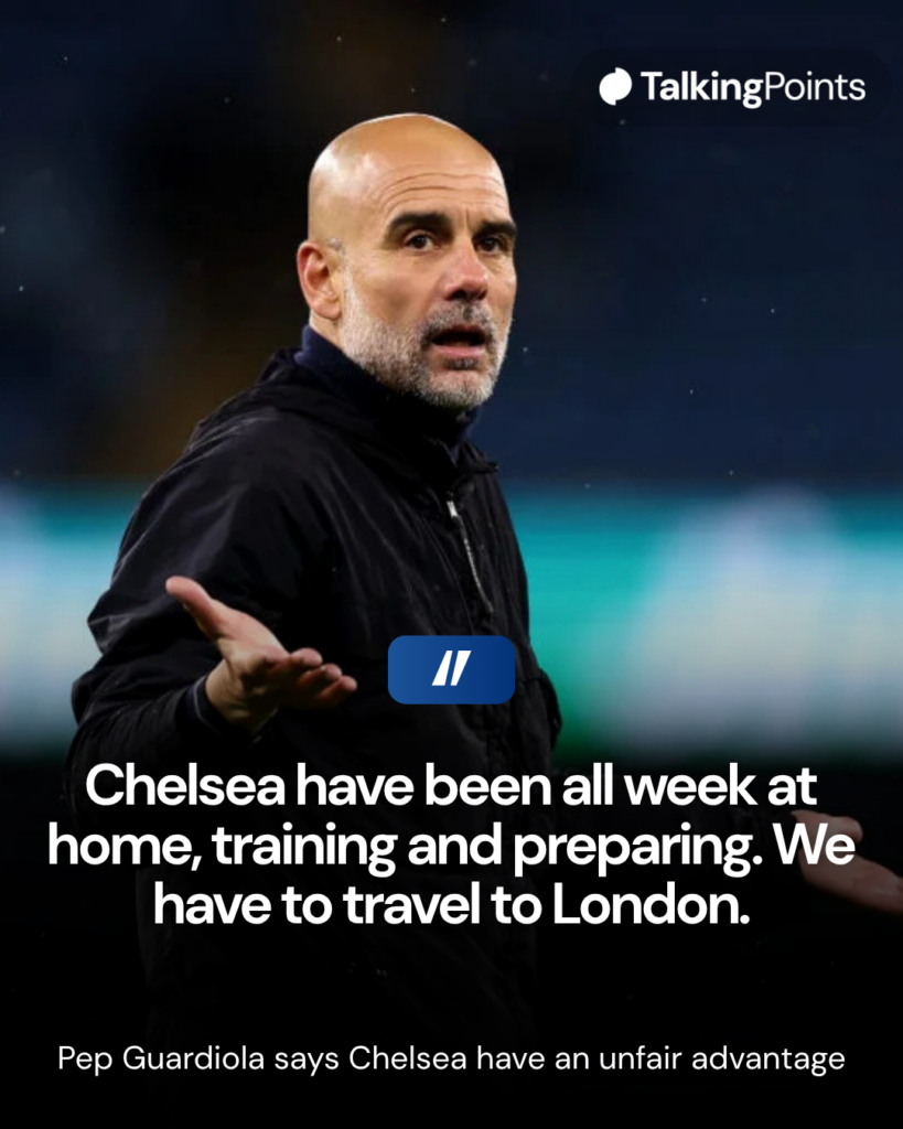 Pep Guardiola complaint ahead of FA Cup final