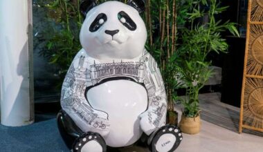 Half-term creative workshops at Grand Arcade will celebrate Panda Meander sculpture trail in Cambridge
