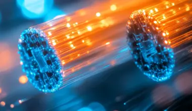 Fibre optical network cable close-up by 123rf ID245596935