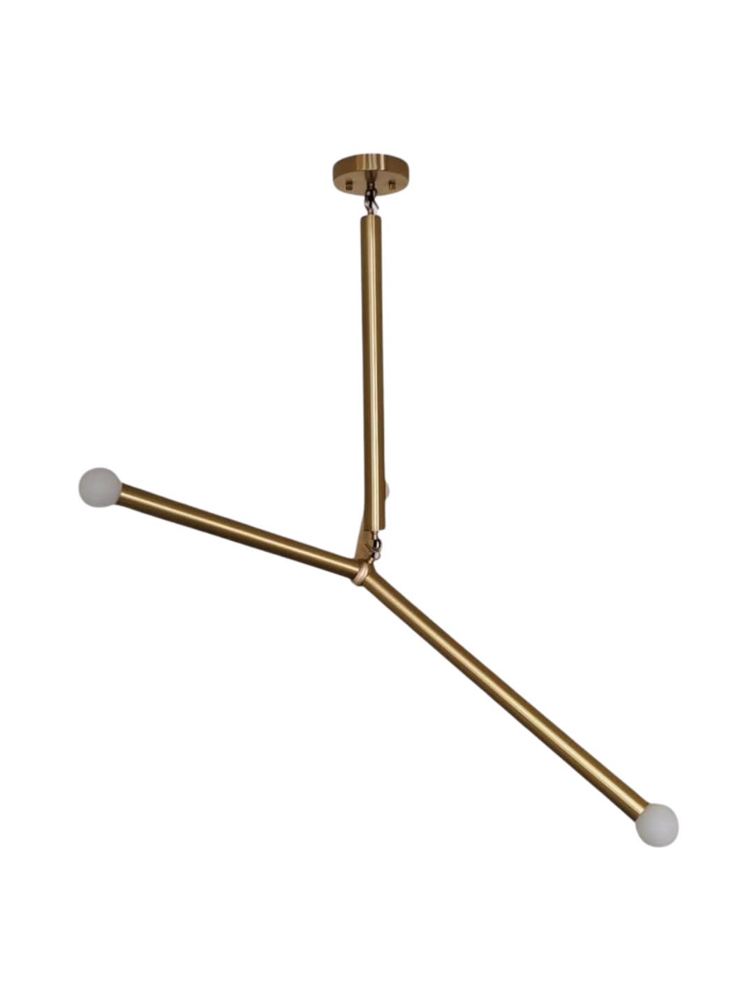 Lightingdecorstudio, Mid-Century Arrow Brass Ceiling Light