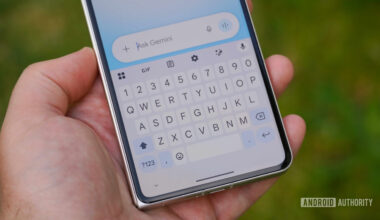 The new keyboard and text field in Gemini Neural Expressive.