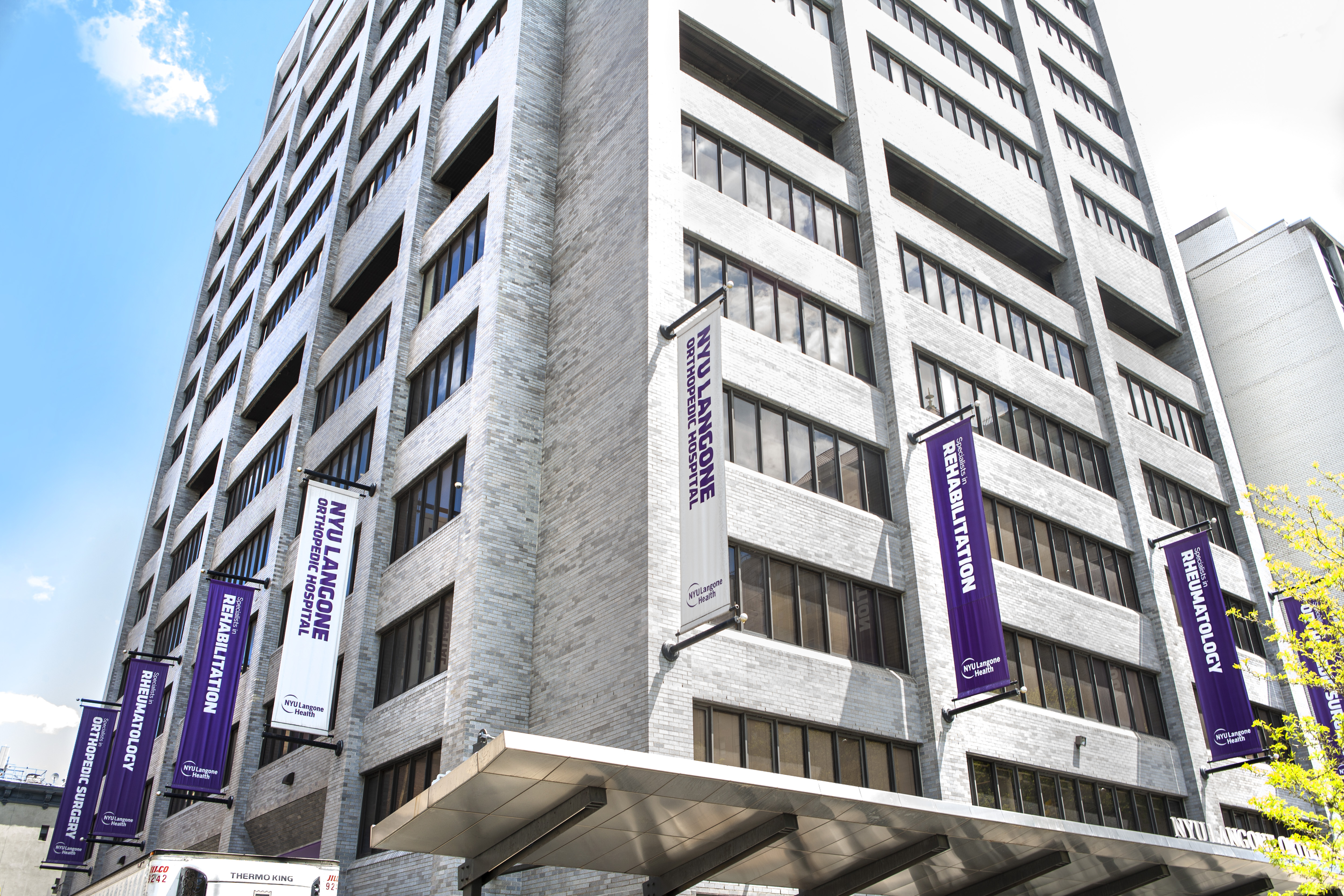 NYU Langone, hospital, medical, building, healthcare, . (Photo by: GHI/Education Images/Universal Images Group via Getty Images)