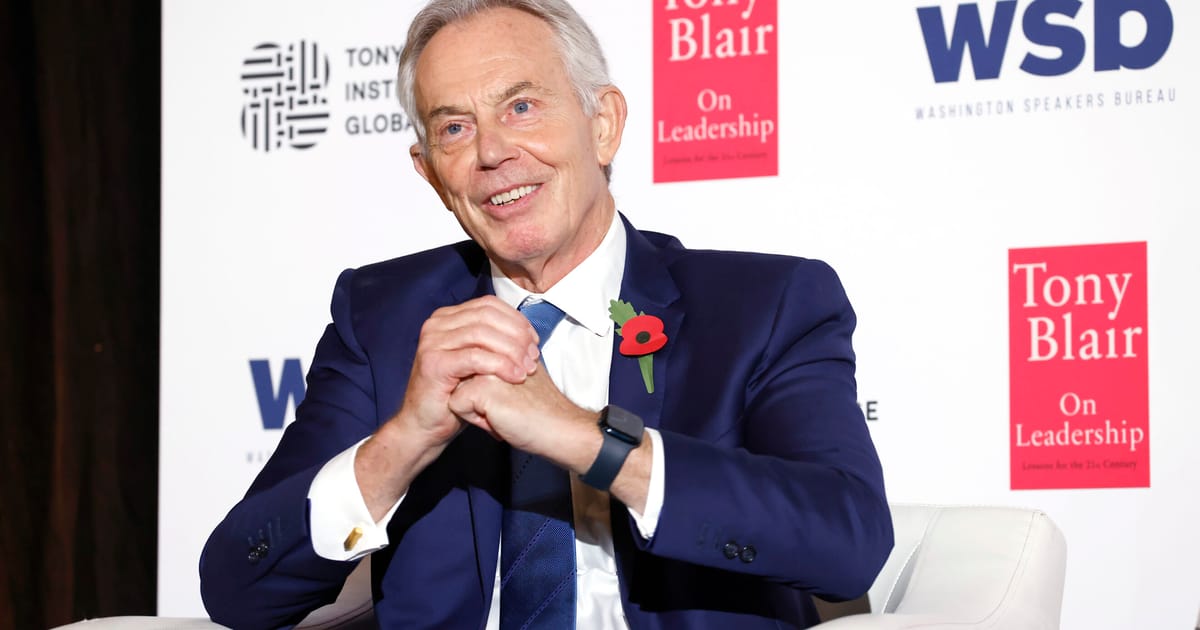Tony Blair’s consultancy doubles down on AI and restructures in Europe – POLITICO
