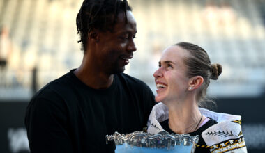 On Monfils' big night, Svitolina tells daughter Skaï about her dad, 'the magician'