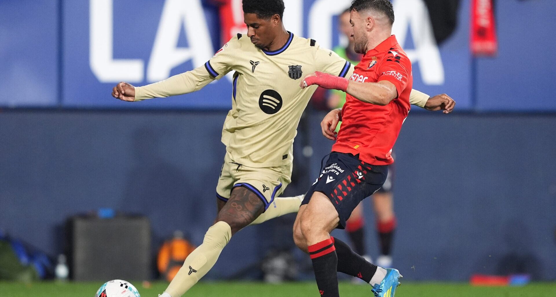 Spanish press react to 'eccentric' Marcus Rashford's display as he surprises in new position
