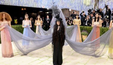 Madonna Enchants in a Sheer Cape—Carried by 7 Ladies-in-Waiting—at the 2026 Met Gala