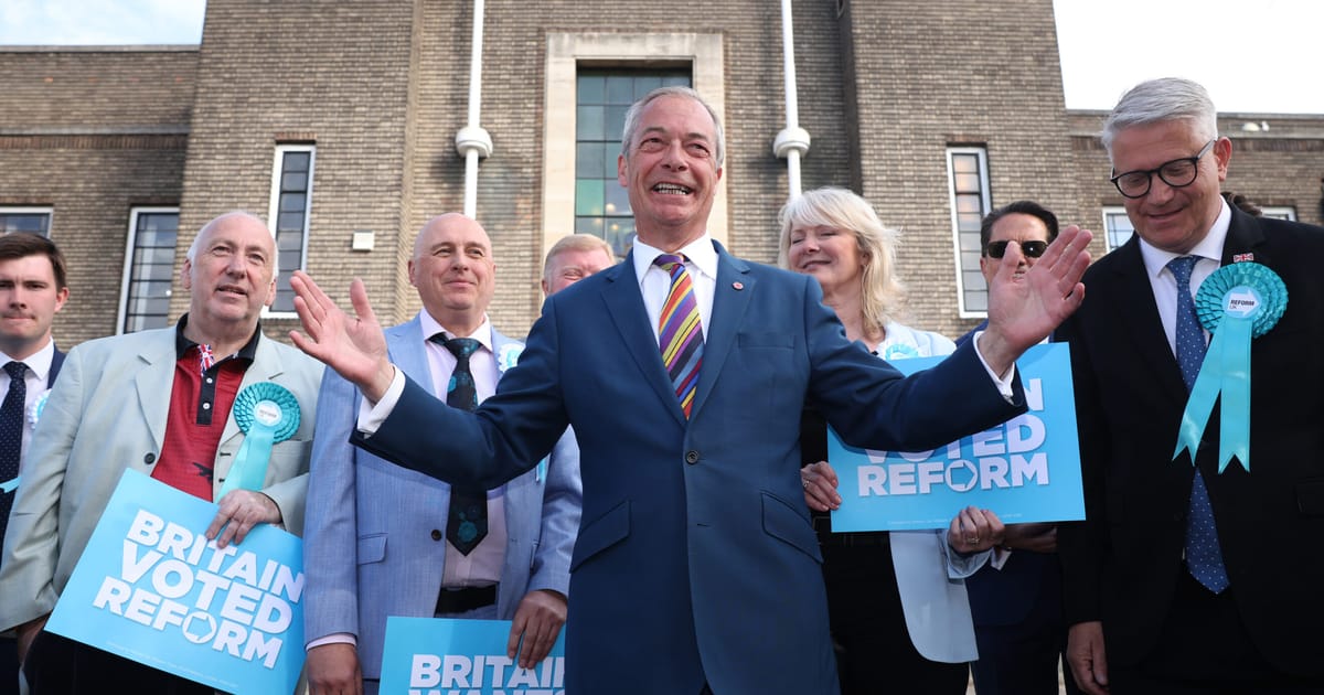 Nigel Farage will need to be 22 times more efficient to win the next general election – POLITICO