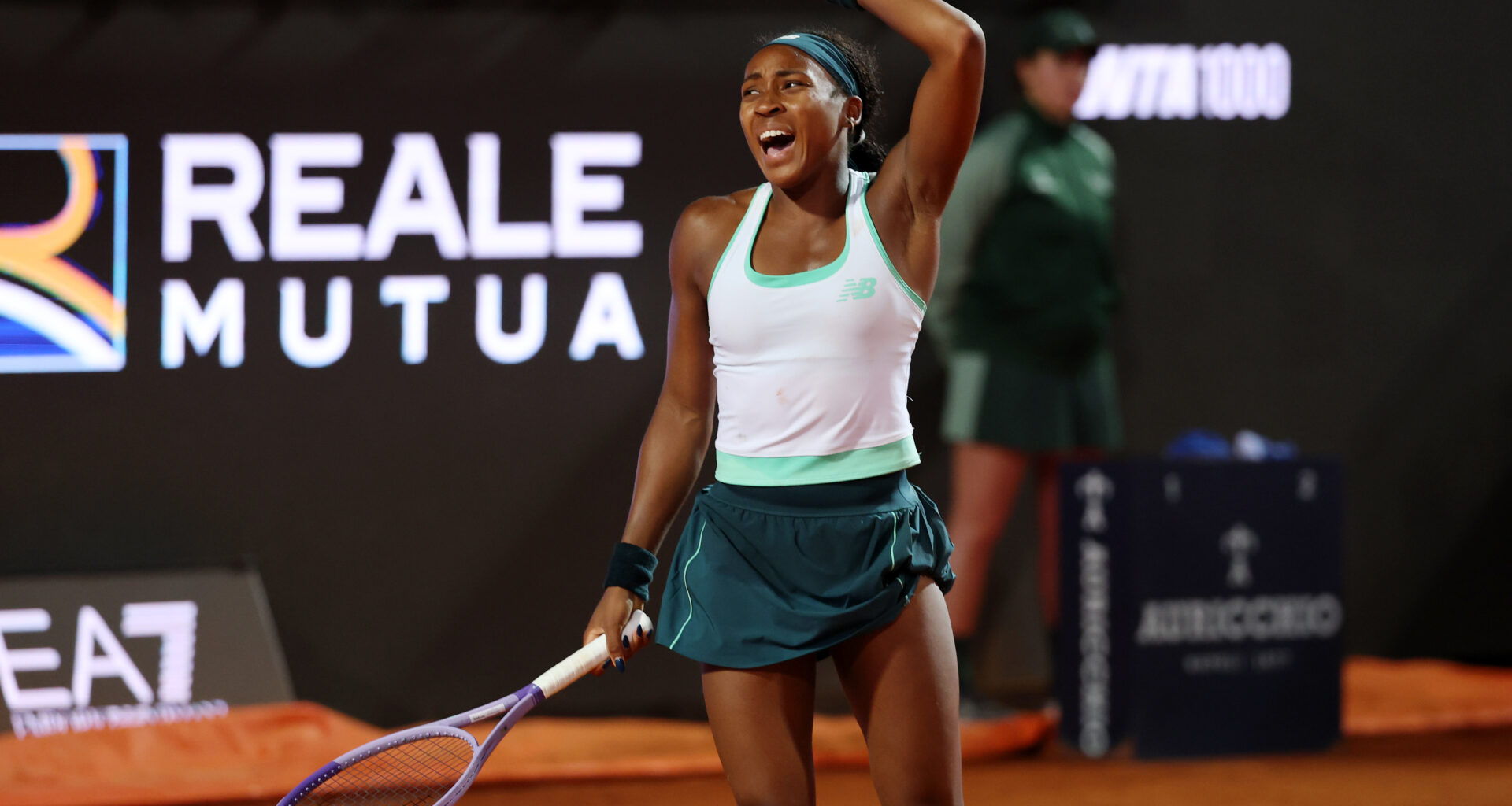 Gauff needs 5 match points to fend off Andreeva; into fourth Rome semifinal