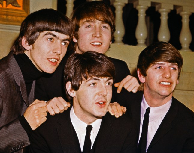 The Beatles Smiling