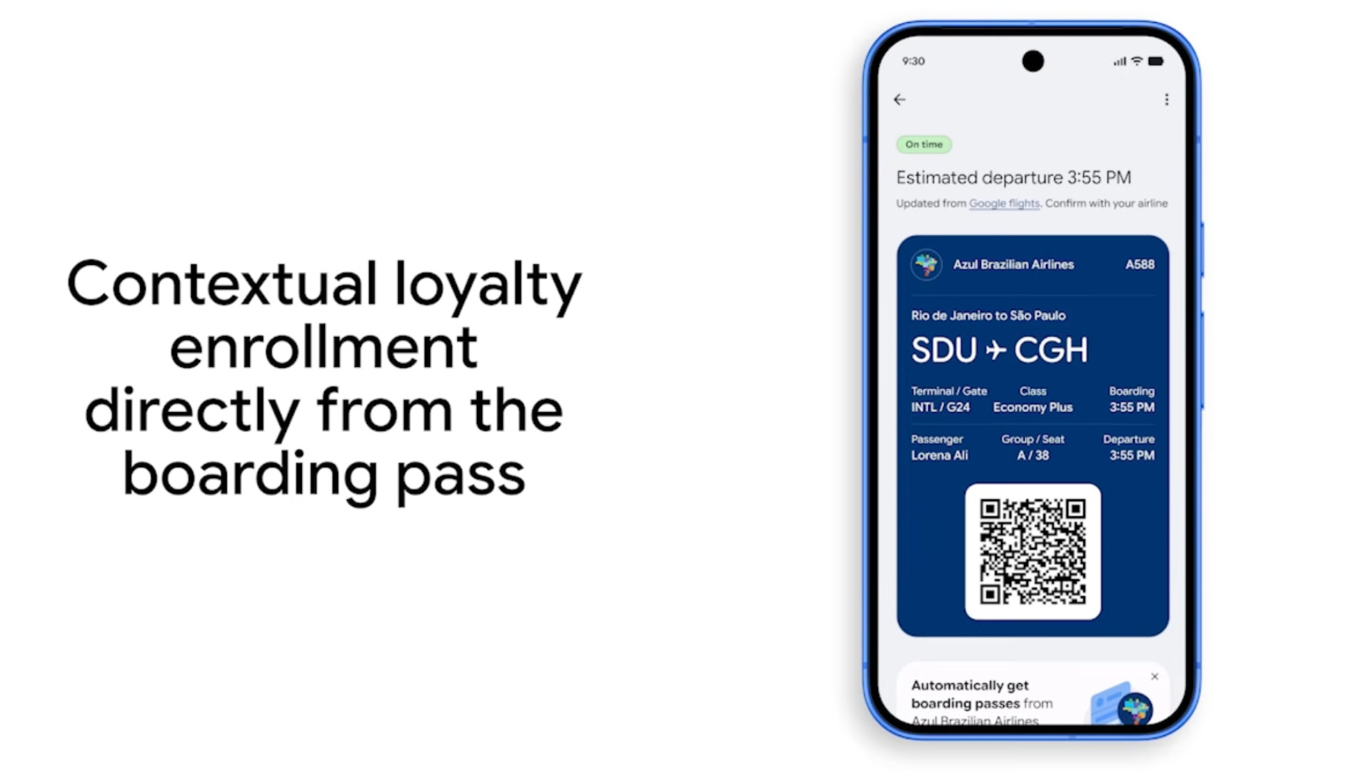 Google Wallet Contextual Loyalty enrollment