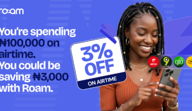 Roam launches 3% cashback feature for airtime purchases in Nigeria