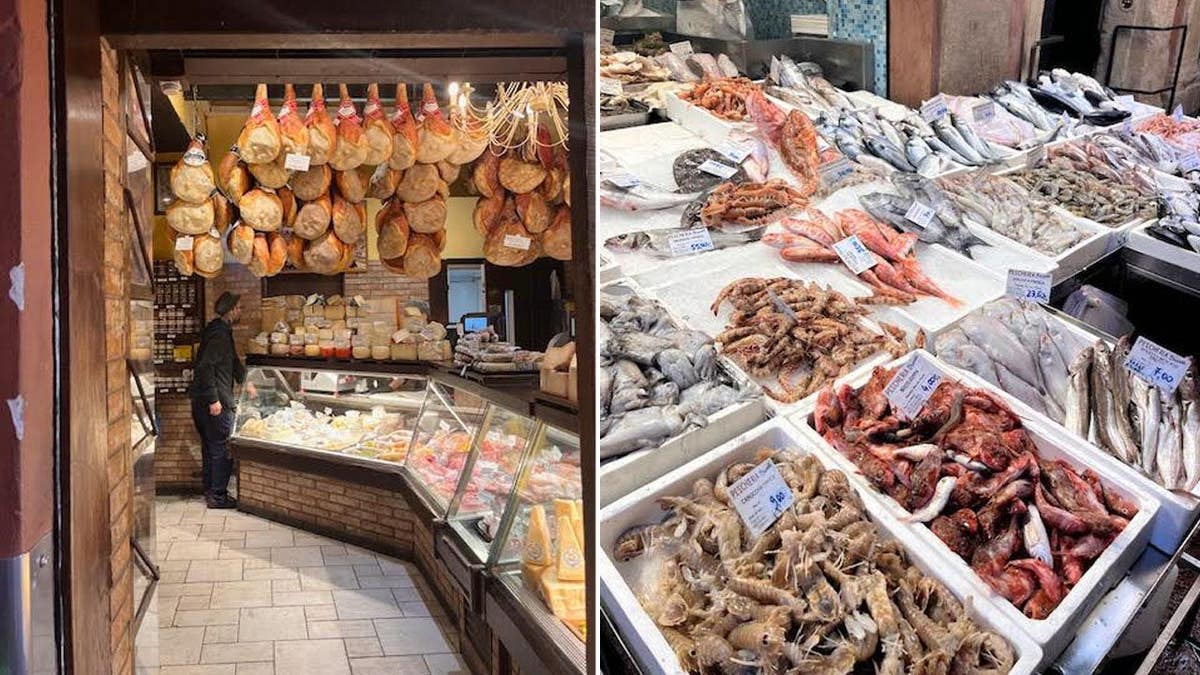 Screencaps reader Ken. G. is on the road right now and stopped by an Italian meat market to take a look at the current offerings.