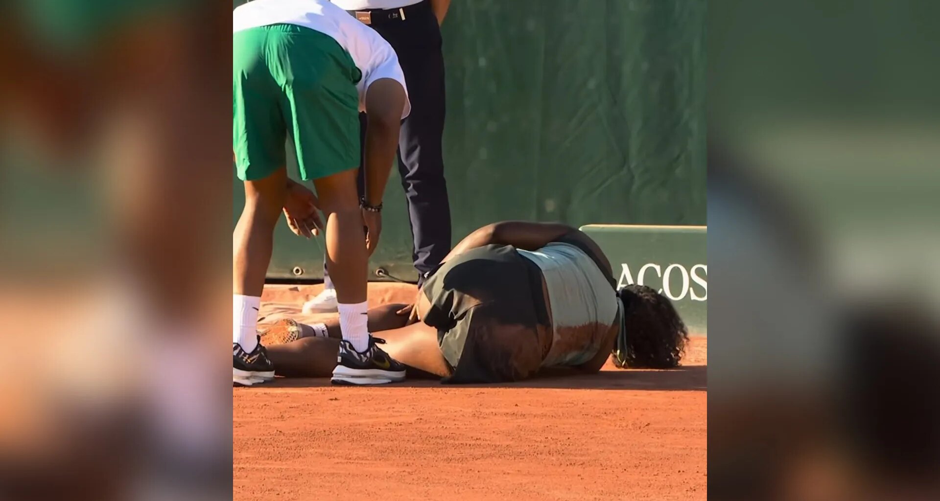 Tearful US tennis star Hailey Baptiste screams in agony after horrific on-court injury at French Open