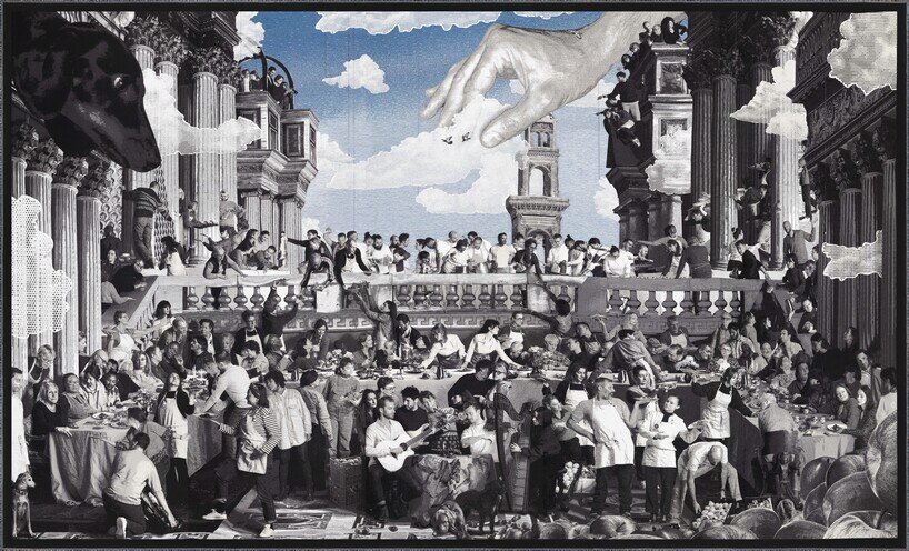 'a little theater of life': JR weaves monumental tapestry of community care in venice - 2