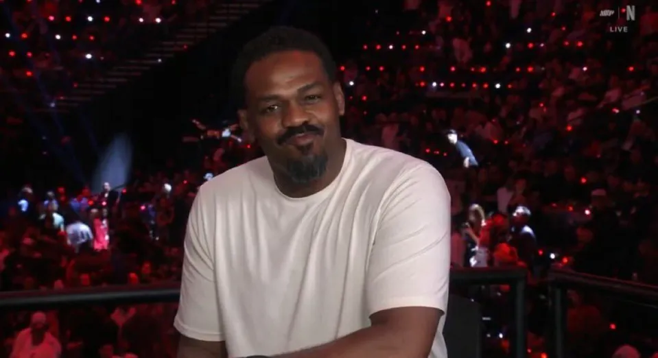 Jon Jones working as an analyst for Netflix