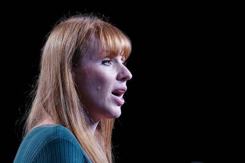 Former deputy PM Angela Rayner suggested she could enter any leadership contest, should one be triggered by Wes Streeting. Photograph: Peter Byrne/PA Wire