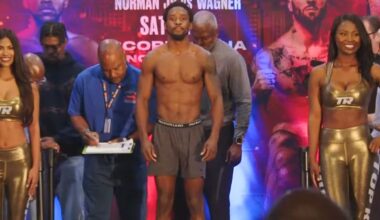 Keyshawn Davis struggles to make weight again ahead of Albright rematch