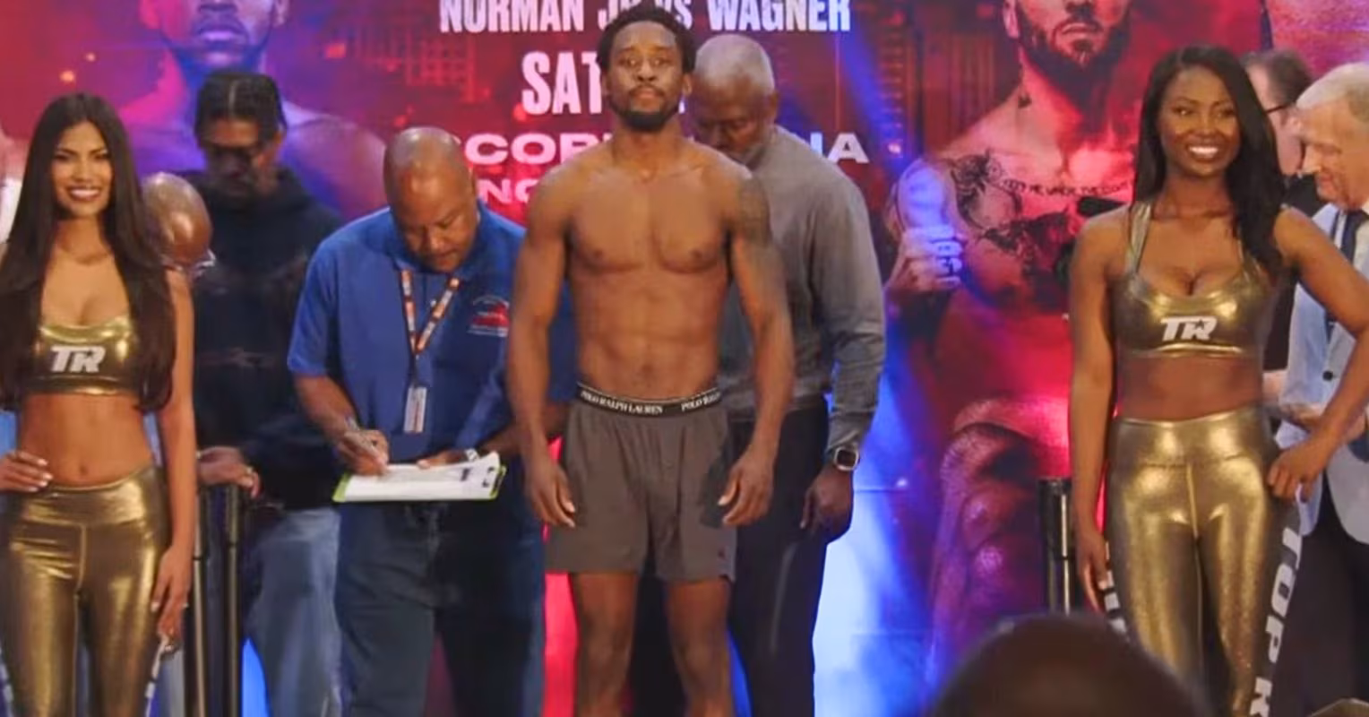 Keyshawn Davis struggles to make weight again ahead of Albright rematch