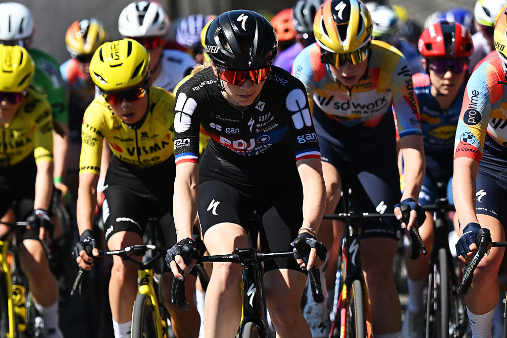 Muzic amid the peloton