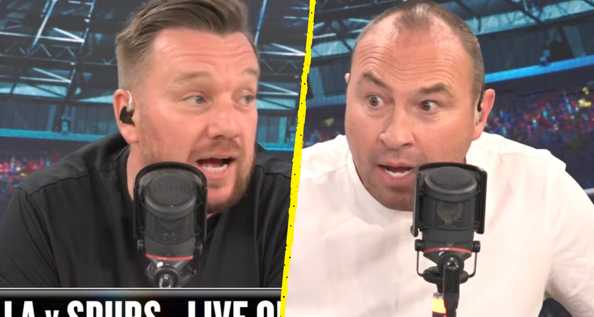 Jason Cundy and Jamie O'Hara in heated on-air clash after Tottenham fan bravely declares club safe from relegation