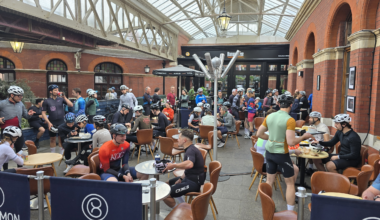 'The cycling community is always welcome in Windsor' – the English town 'overrun' by cyclists, and the coffee shop at its heart