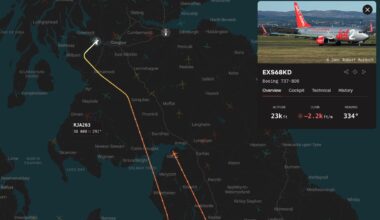 Jet2 flight LS190 is declaring an emergency on approach to Glasgow