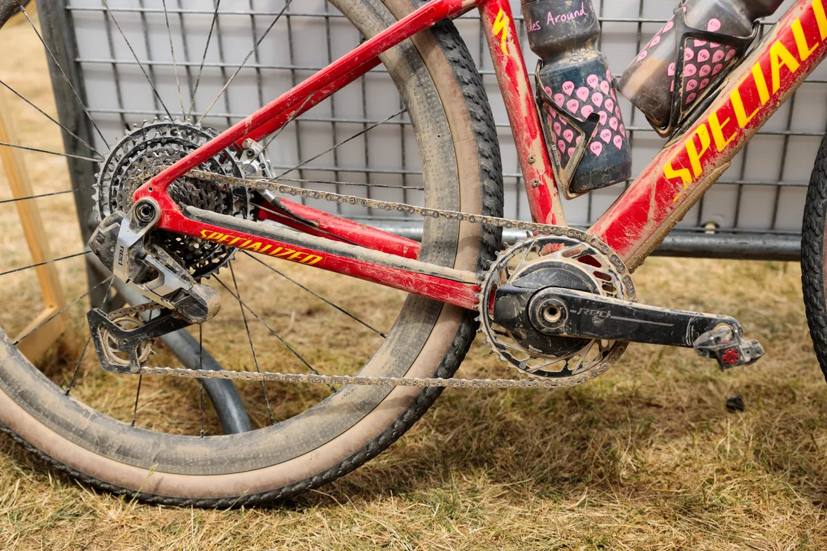 Lael Wilcox's Specialized Diverge after the Traka 560