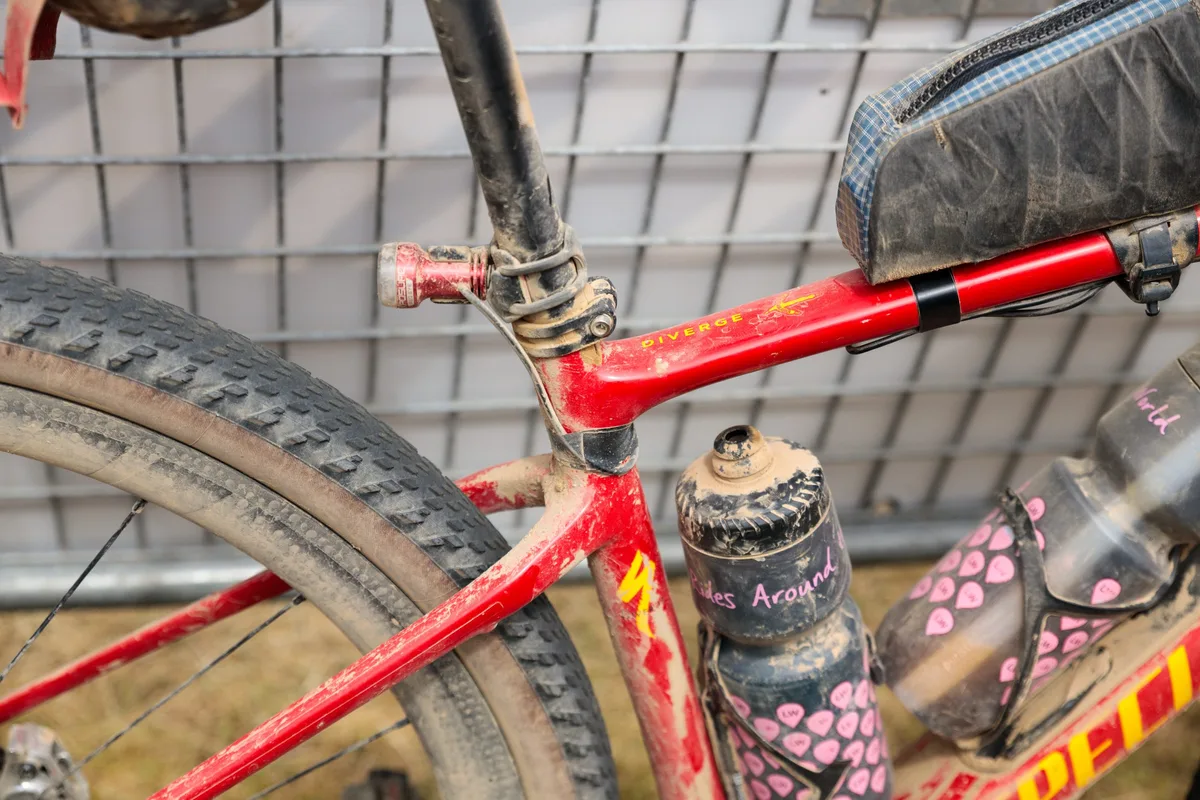 Lael Wilcox's Specialized Diverge after the Traka 560