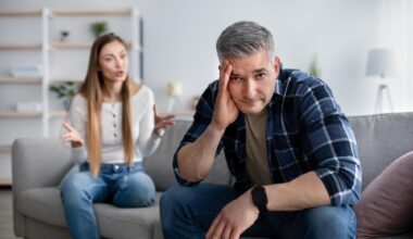 Midlife Crisis Family Conflict Couple Arguing Fighting
