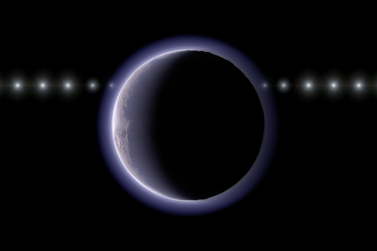 Astronomers believe they've detected an atmosphere around a tiny, icy world beyond Pluto