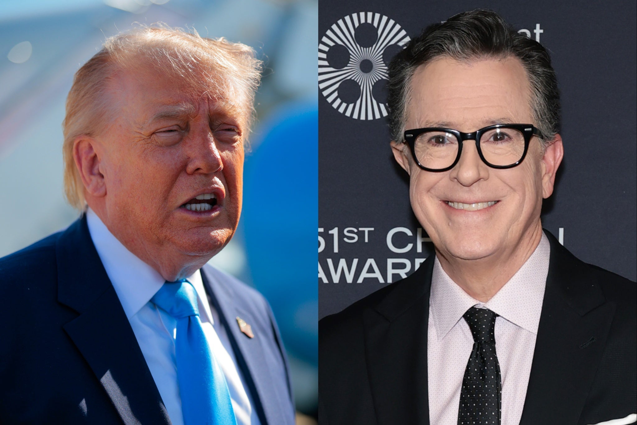 The post is the latest escalation in a years-long feud between Donald Trump and Stephen Colbert, who frequently traded public insults over the comedian’s 11 seasons on air