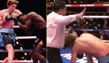 Oleksandr Usyk's 6ft 6ins teammate stunned in upset KO to lose unbeaten record on Rico Verhoeven bill