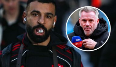 Liverpool: Carragher compares 'selfish' Salah to Man Utd hero after Slot 'bomb'