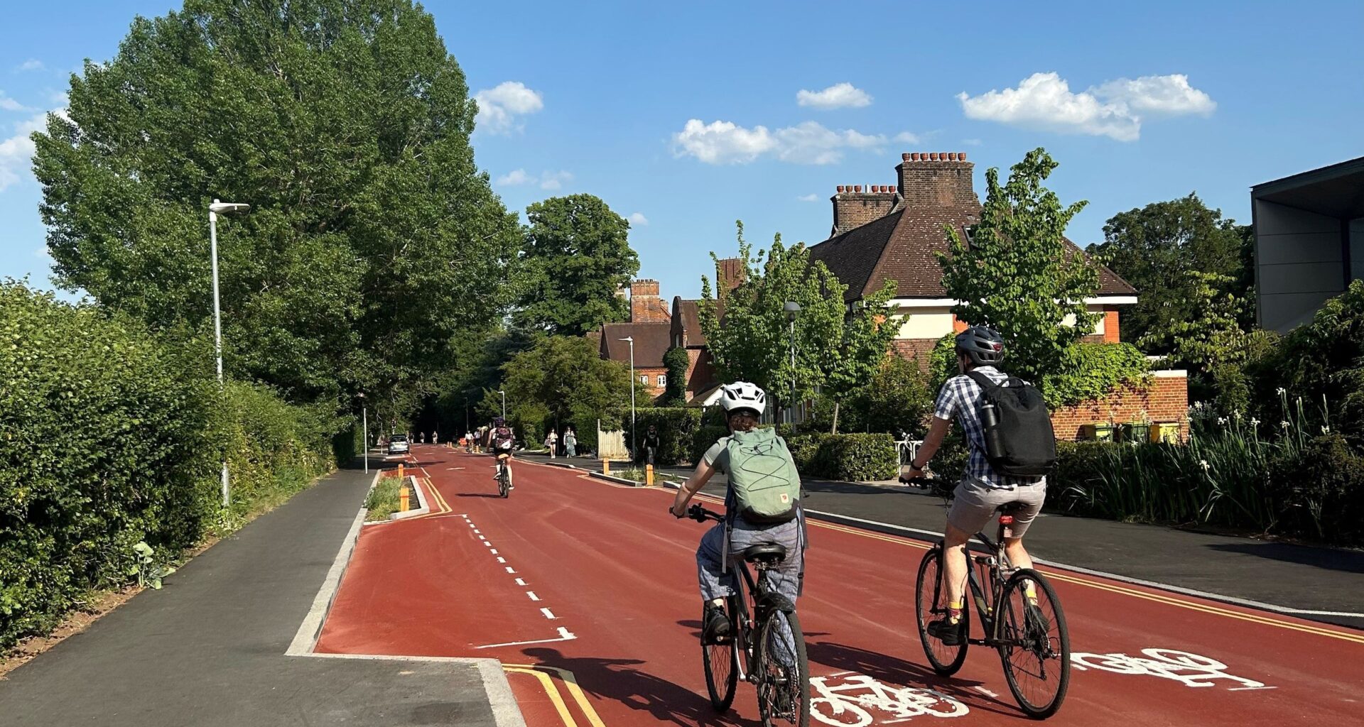 ‘Imagine a road where cars are not allowed to overtake bikes’ – England's first 'cycle street' opens