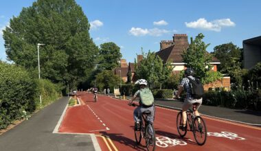 ‘Imagine a road where cars are not allowed to overtake bikes’ – England's first 'cycle street' opens