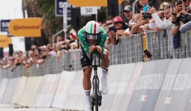 The fastest ever: Filippo Ganna storms to victory in the time trial