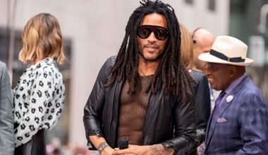 TODAY -- Pictured: Lenny Kravitz and Al Roker on Thursday, September 12, 2024 -- (Photo by: Nathan Congleton/NBC via Getty Images)