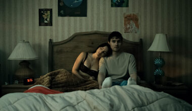 Inde Navarrette stars as Nikki and Michael Johnston as Bear in Obsession, a Focus Features release.