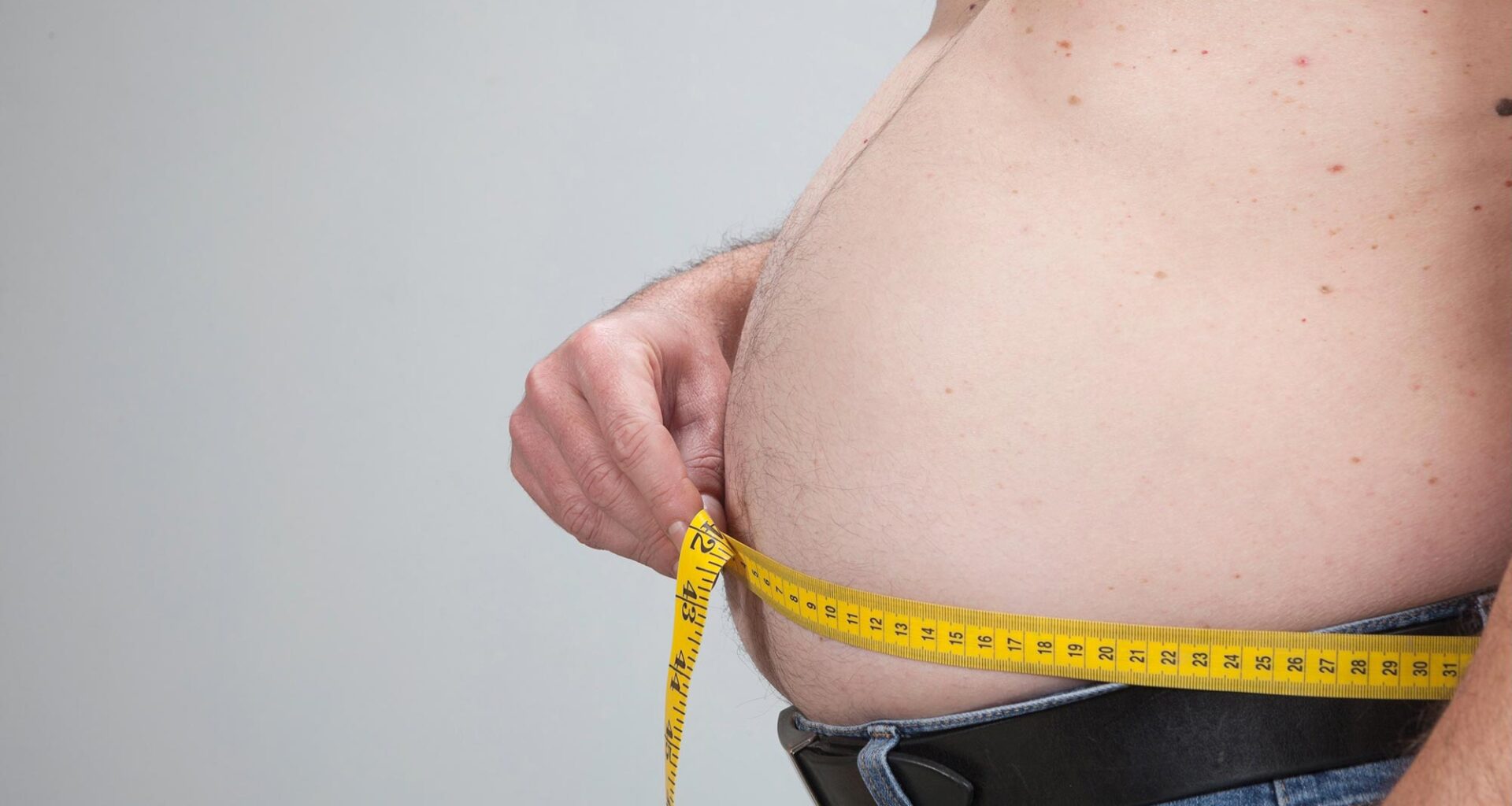 Obese Man Fat Belly