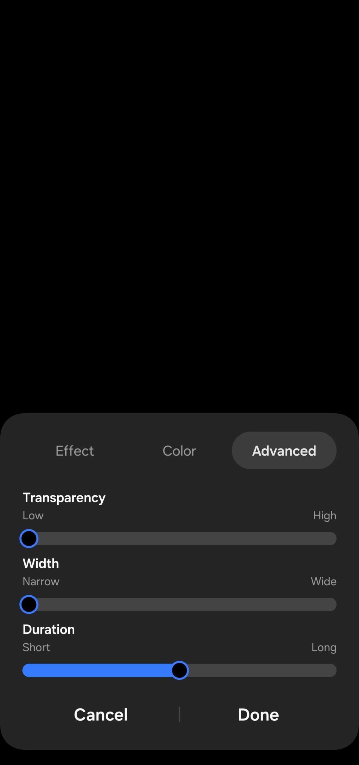 one ui edge lighting