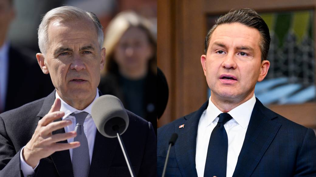 Click to play video: 'Poilievre jabs Carney, says Canada ‘needs to actually have wealth’ to have a sovereign wealth fund'