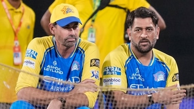 R Ashwin told a fan that CSK don't need to look anywhere else for a head coach as they already have MS Dhoni. (PTI)