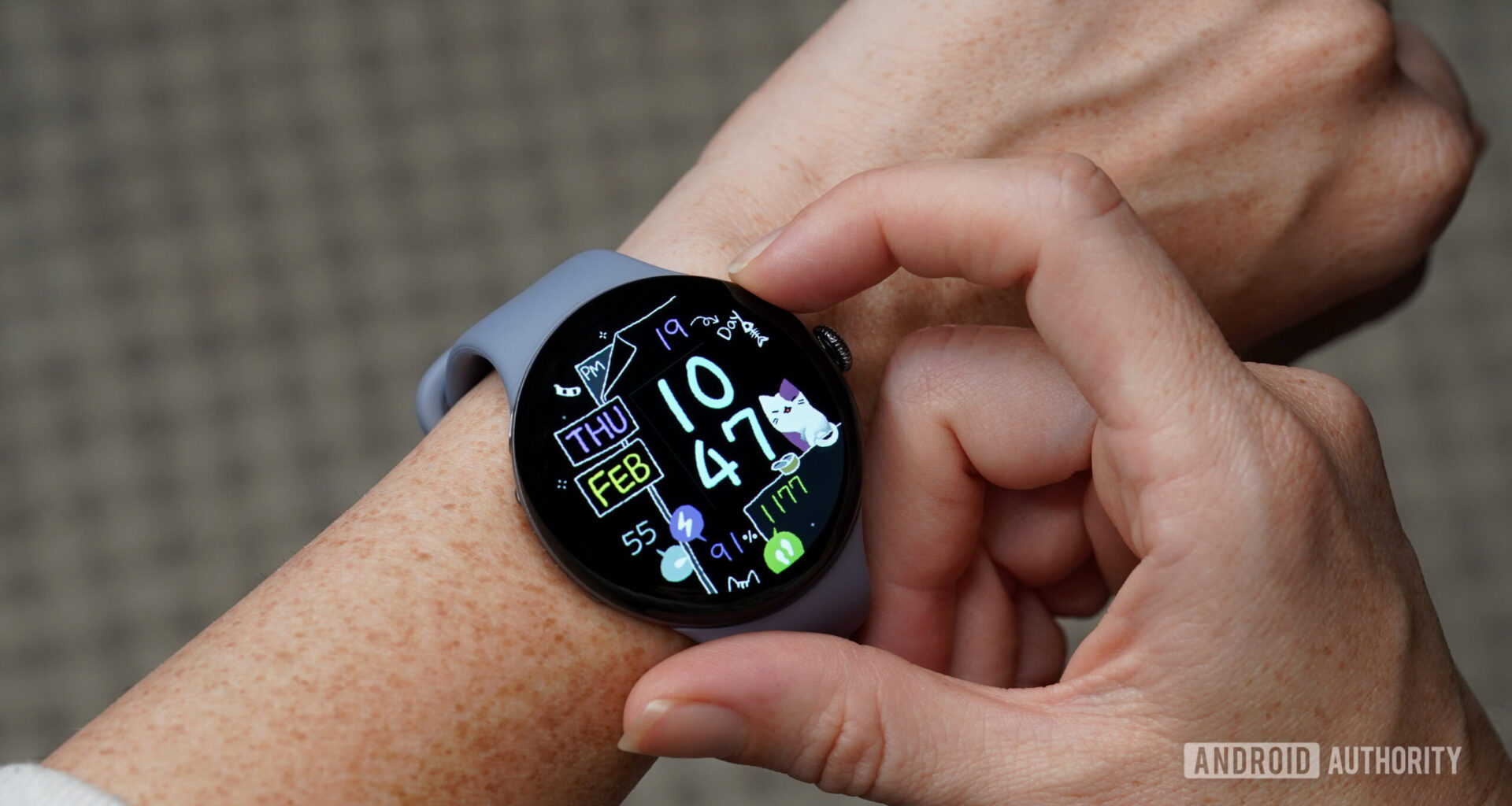 Pixel Watch 4 FishCat Face