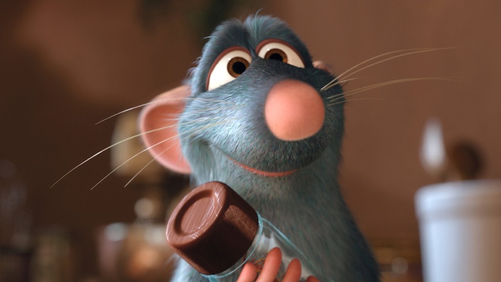 Remy smiling in Ratatouille