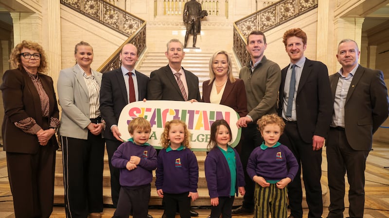 Demand for Gordon Lyons to appear before Assembly to explain withdrawal of funding for project crucial to Irish-English street sign plans 