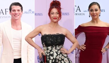 Claudia Winkleman walks TV Baftas red carpet without Tess Daly after Strictly snub