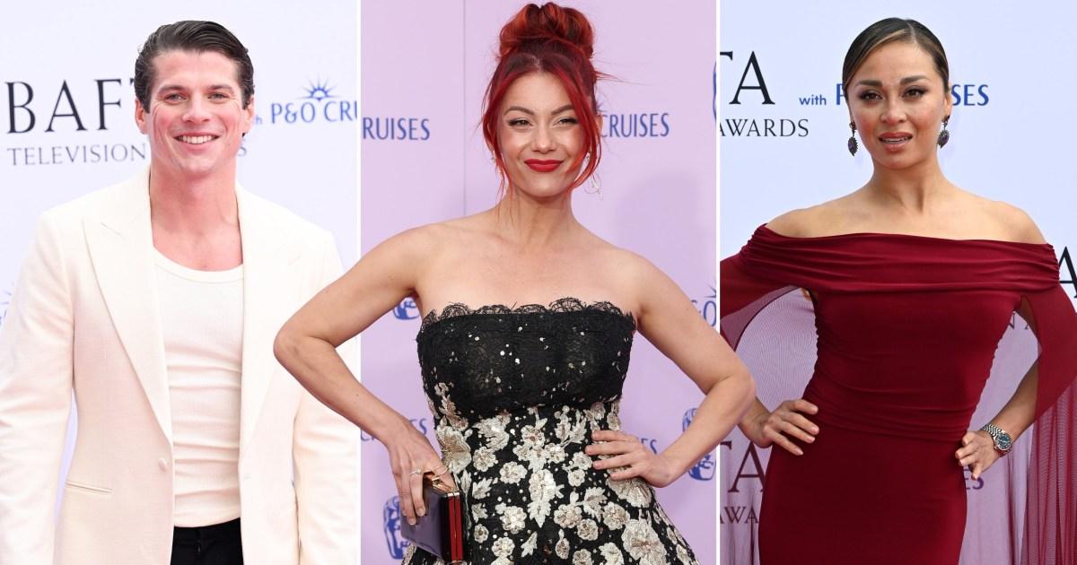 Claudia Winkleman walks TV Baftas red carpet without Tess Daly after Strictly snub
